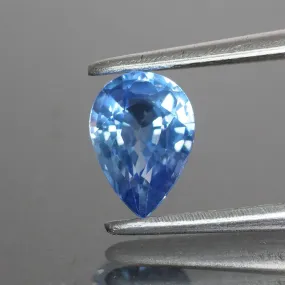 Blue Sapphire | natural, pear cut 7x5 mm, VS, 0.8 ct