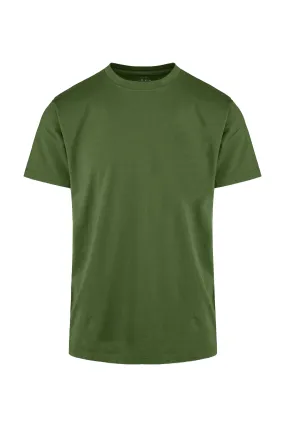 Bomboogie Men's crew-neck t-shirt in slub cotton TM7903TJSSG 359 martini olive