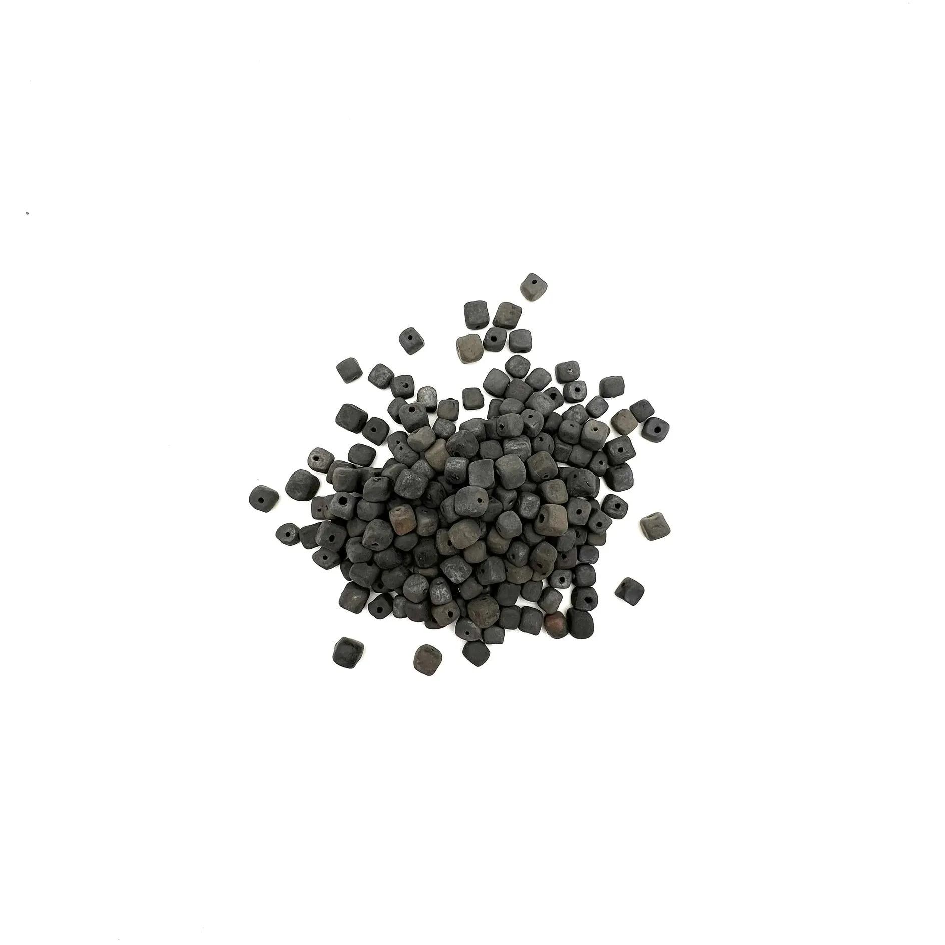 Bulk Beads - Pit-Fired Egyptian Black