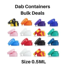 Bulk Deal Silicone Dab Containers