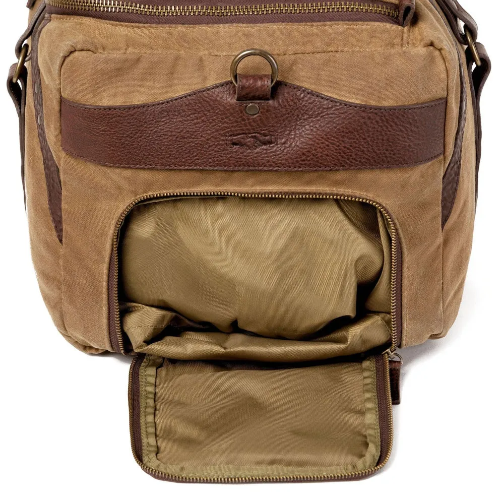 Campaign Waxed Canvas Medium Duffle Bag