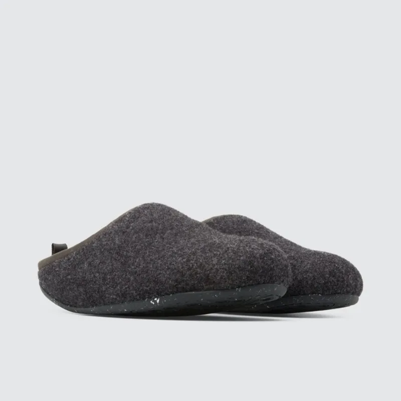 Camper Wabi Tweed Grey Mens Slippers