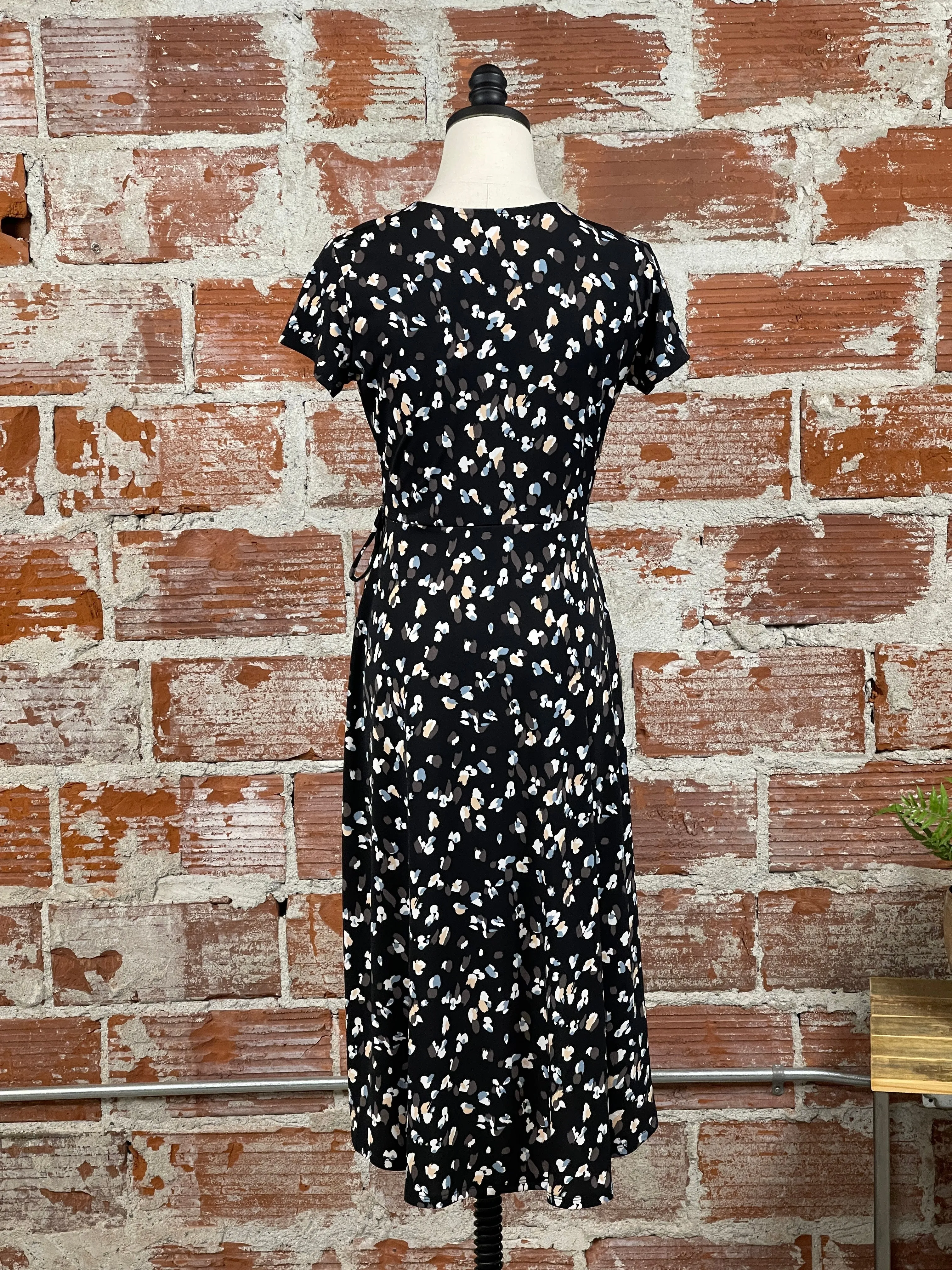 Carly Dress in Navy Floral