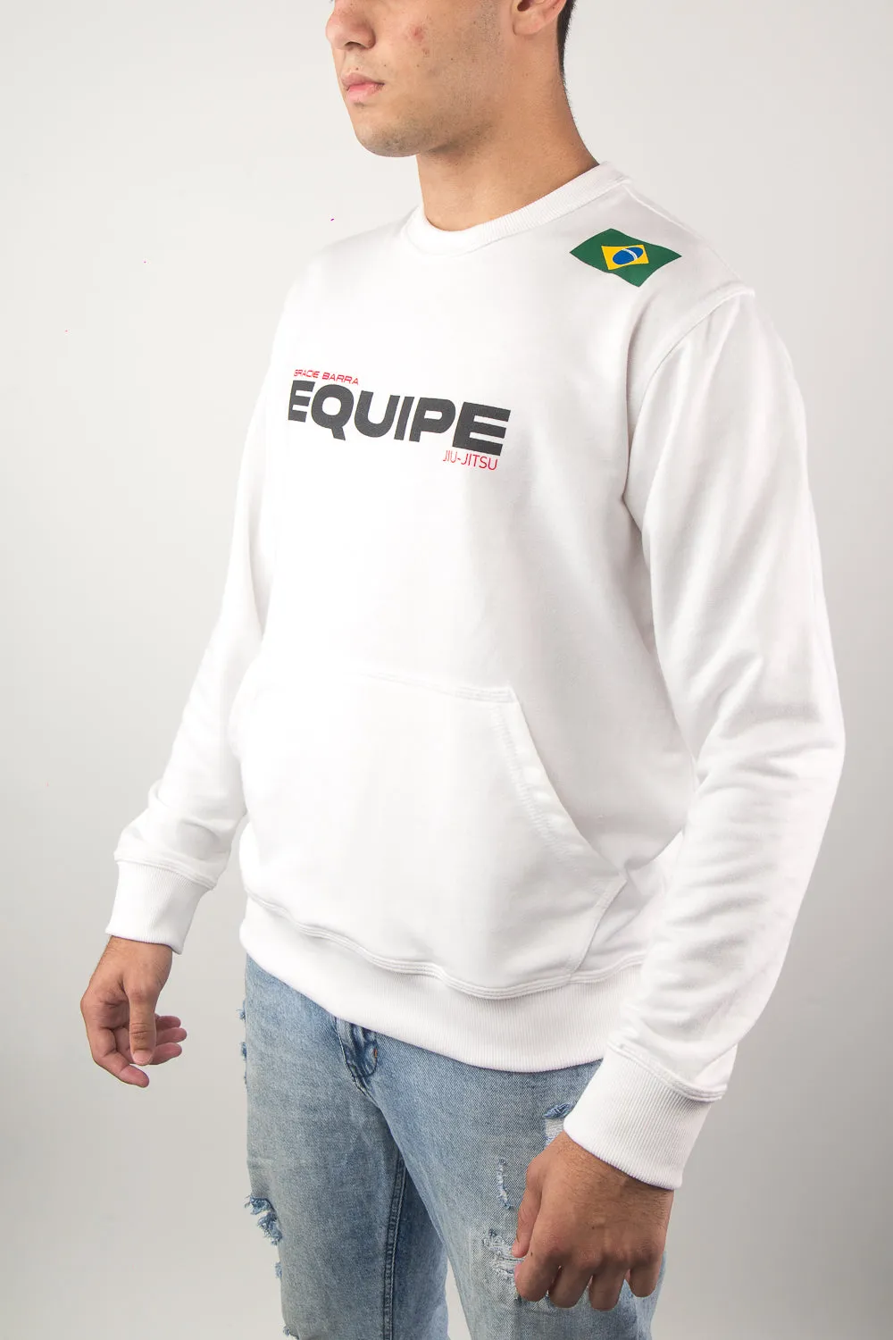 Casaco de Moletom Equipe- Off White