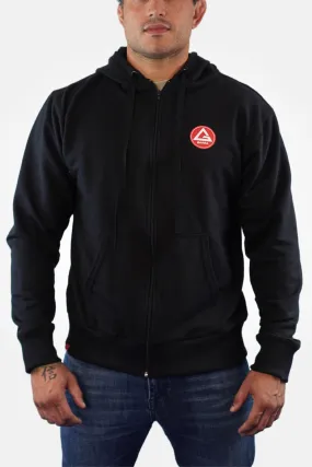 Casaco de Moletom Red Shield BJJ V2 - Preto