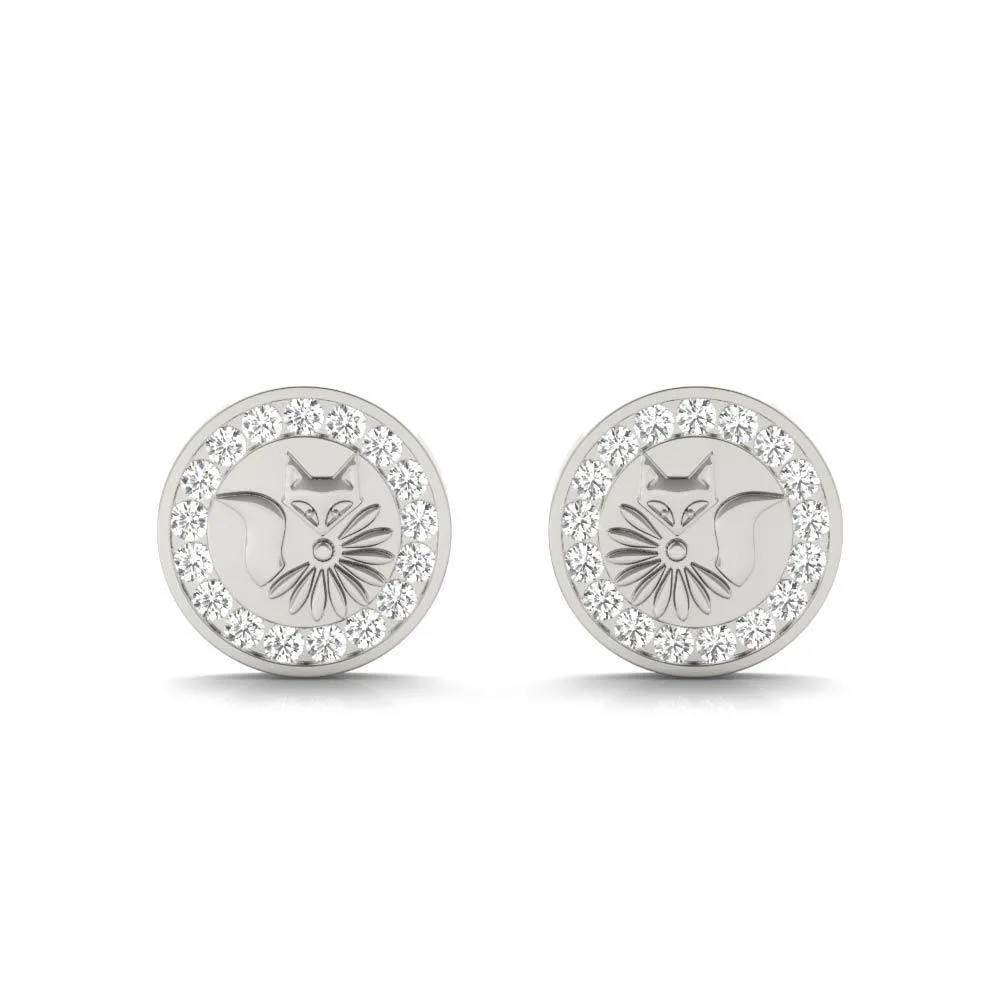 Cierra Clever Fox Coin Earrings