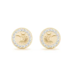 Cierra Clever Fox Coin Earrings