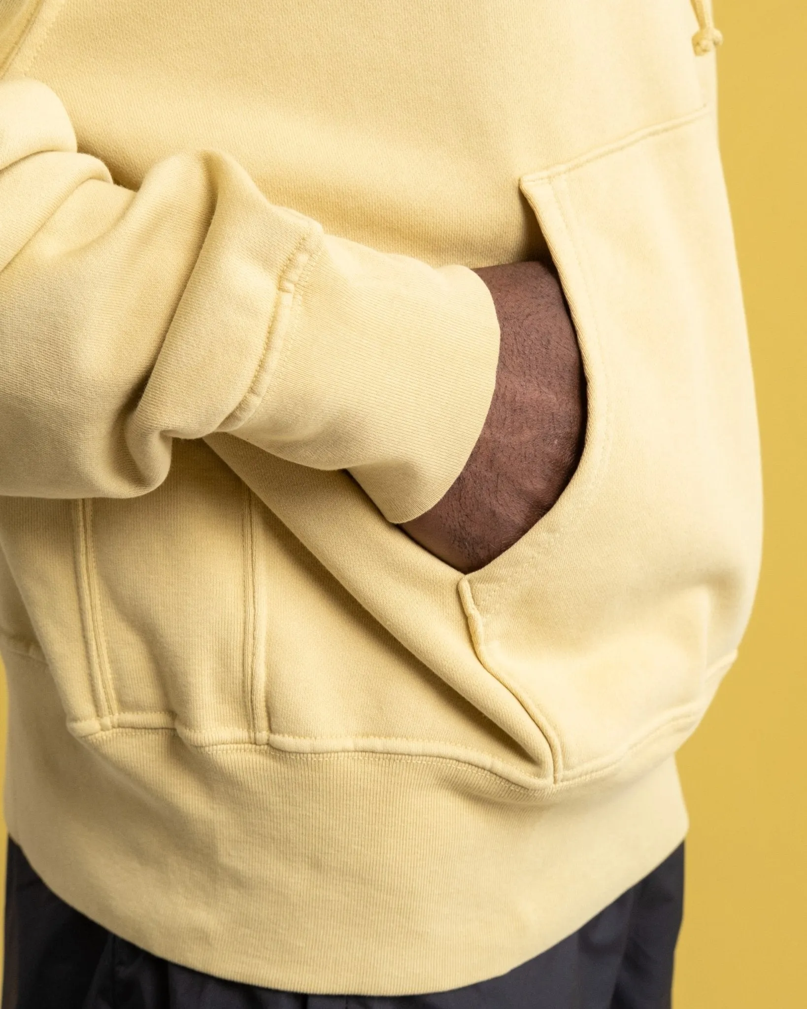 Classic Fit Hoodie Pale Lemon