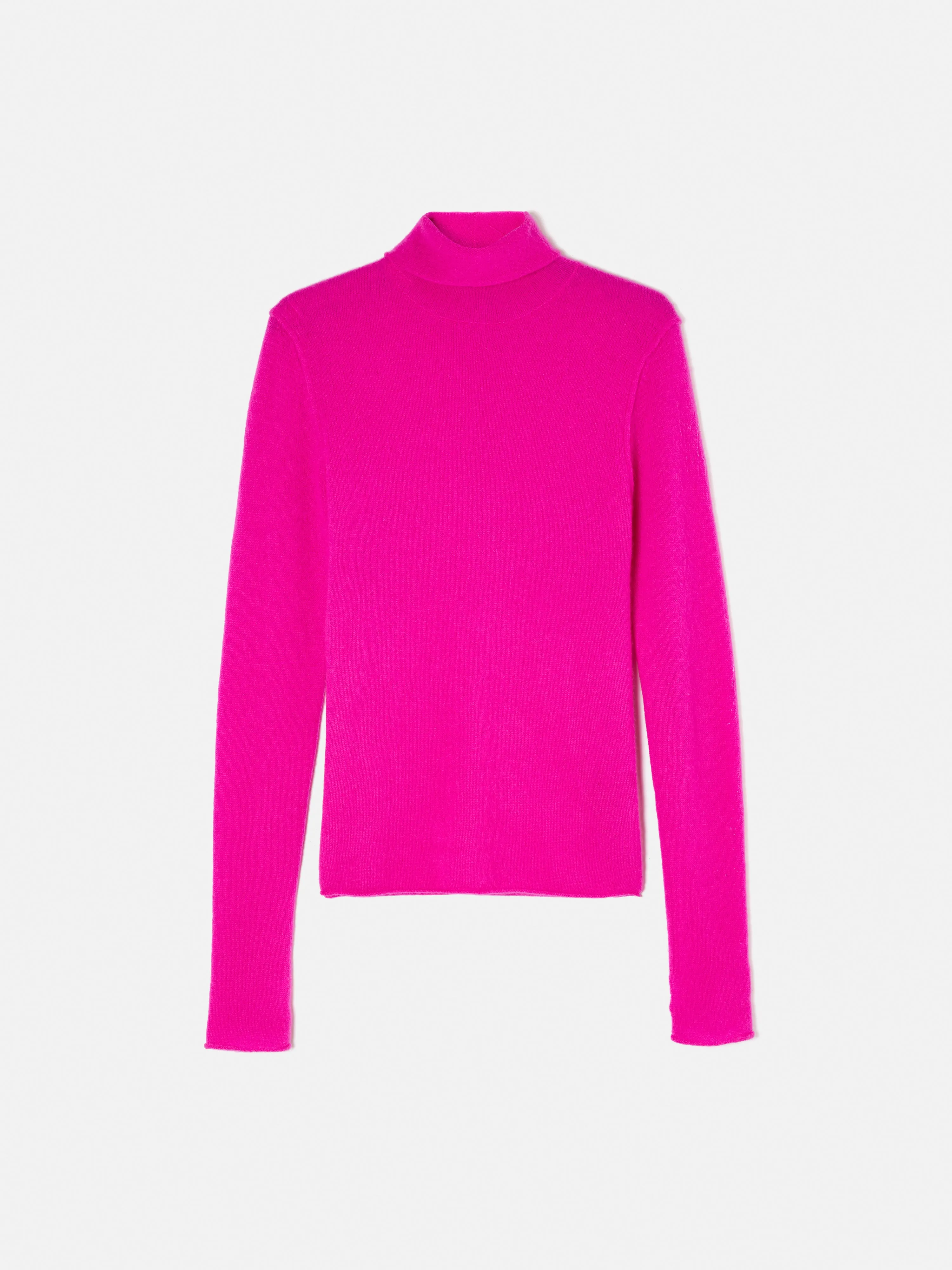 Cloud Cashmere Roll Neck | Pink