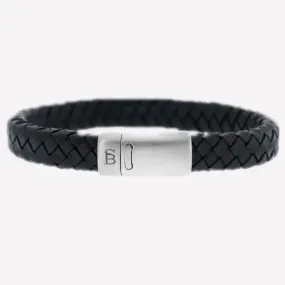 Cornall Leather Bracelet Black