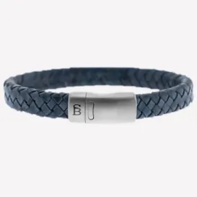 Cornall Leather Bracelet Blue