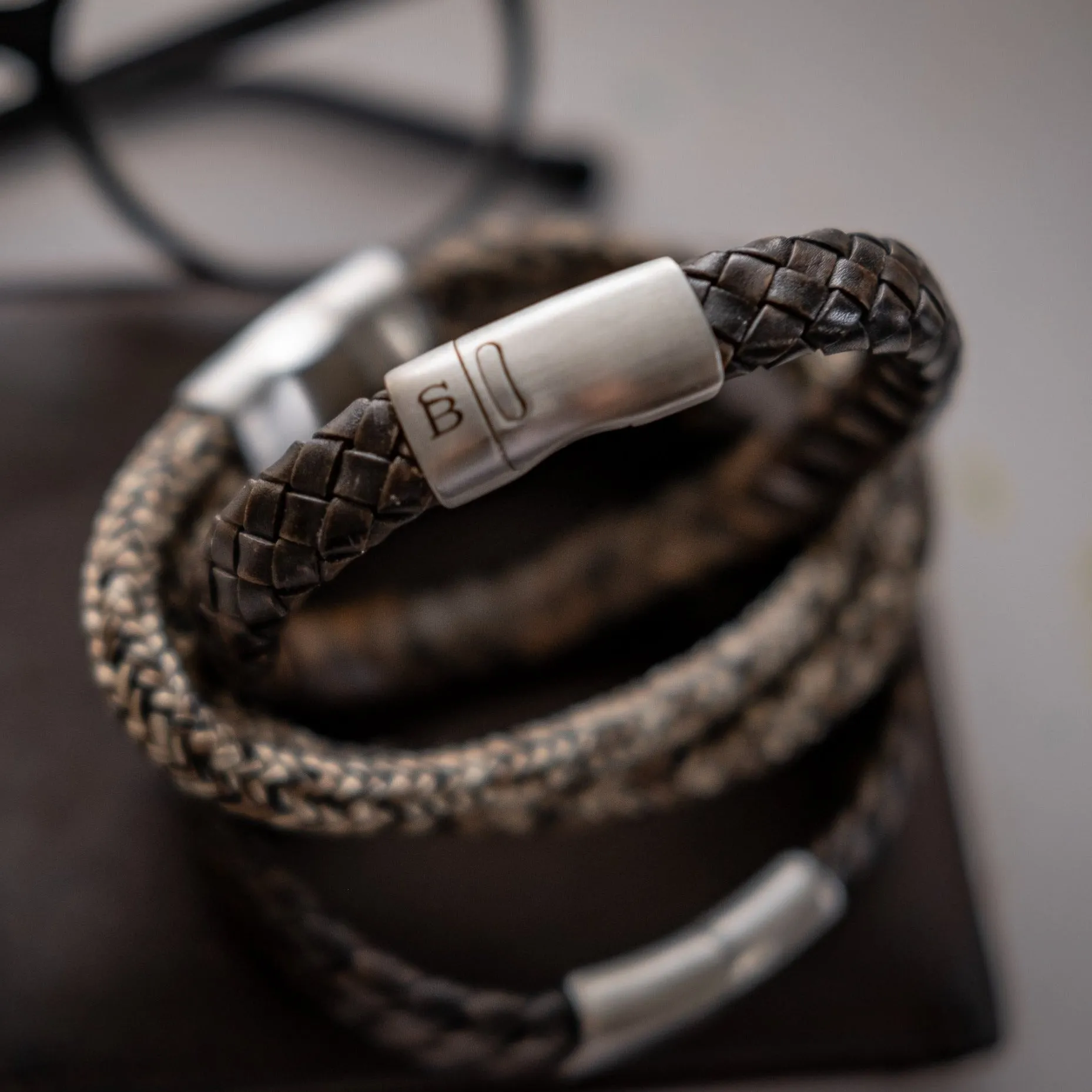 Cornall Leather Bracelet Brown