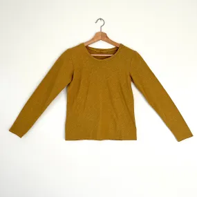 Cut Loose | Long Sleeve Linen Jersey Bias Top in Urchin