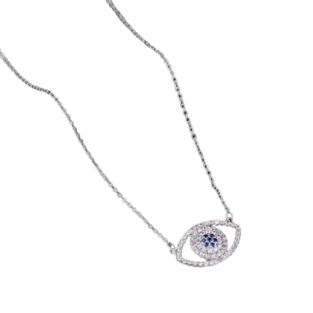 CZ Luxury Evil Eye Crystal Choker  Pendant - 2