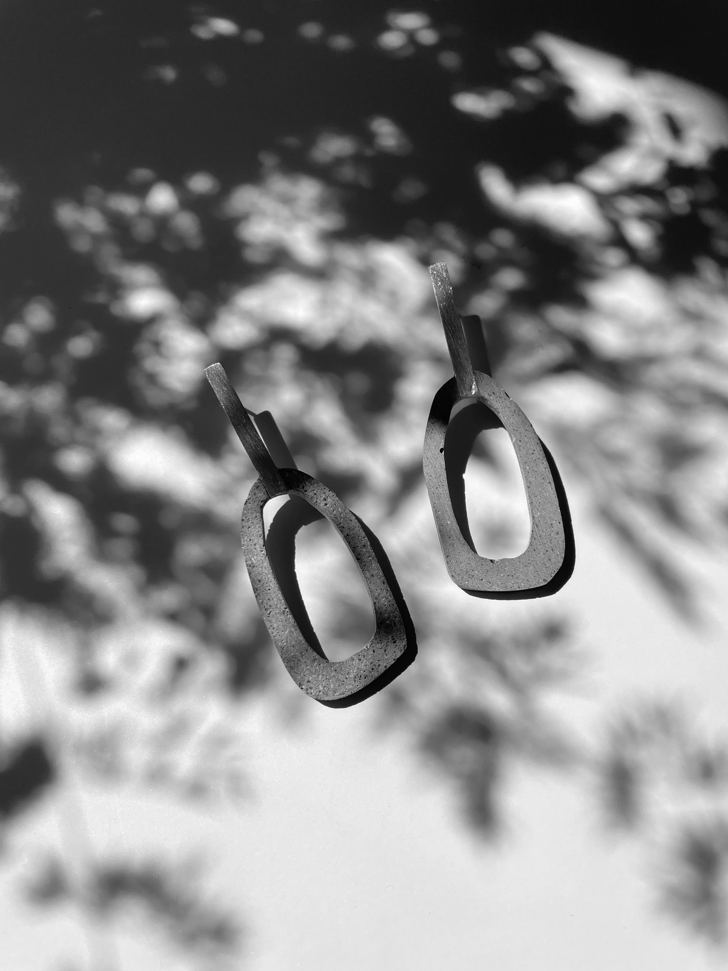 DESERT concrete earrings