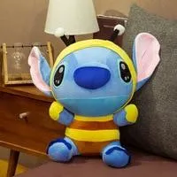 Disney Anime 20CM Plush Toy Kawaii Lilo & Stitch Plush Toy Soft Doll Stuffed Animals Couple Stitch Angel Boy Girl Gift