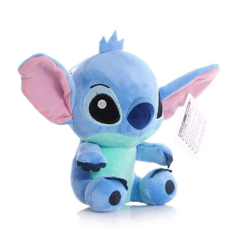 Disney Anime 20CM Plush Toy Kawaii Lilo & Stitch Plush Toy Soft Doll Stuffed Animals Couple Stitch Angel Boy Girl Gift