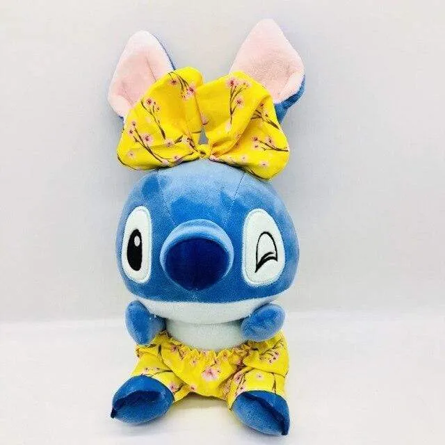 Disney Anime 20CM Plush Toy Kawaii Lilo & Stitch Plush Toy Soft Doll Stuffed Animals Couple Stitch Angel Boy Girl Gift