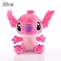 Disney Anime 20CM Plush Toy Kawaii Lilo & Stitch Plush Toy Soft Doll Stuffed Animals Couple Stitch Angel Boy Girl Gift