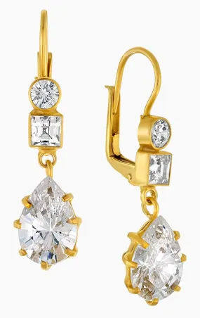 Duchess of Kent Cubic Zirconia Earrings