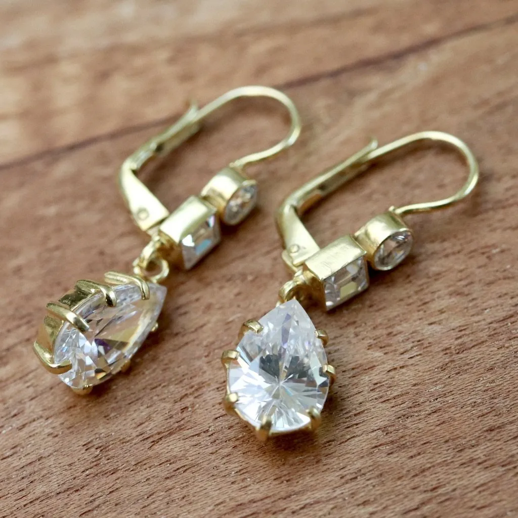 Duchess of Kent Cubic Zirconia Earrings