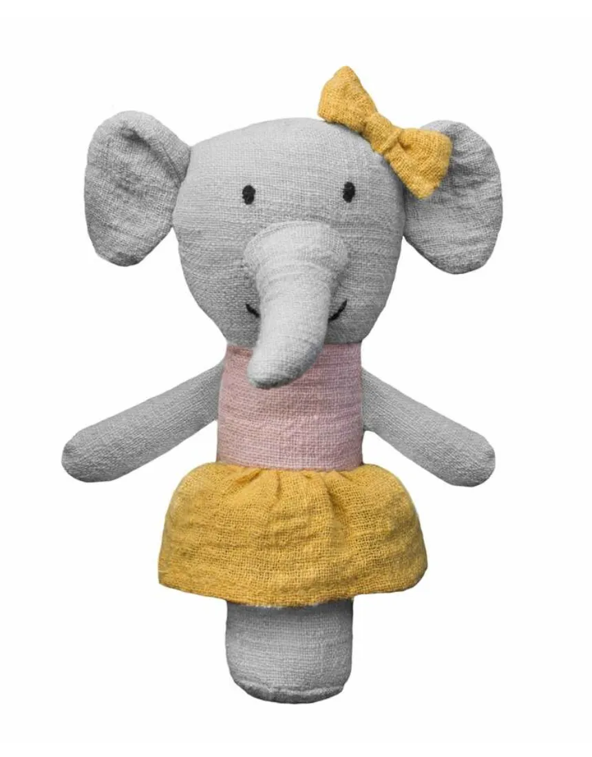 Effie the Elephant Stick Rattle