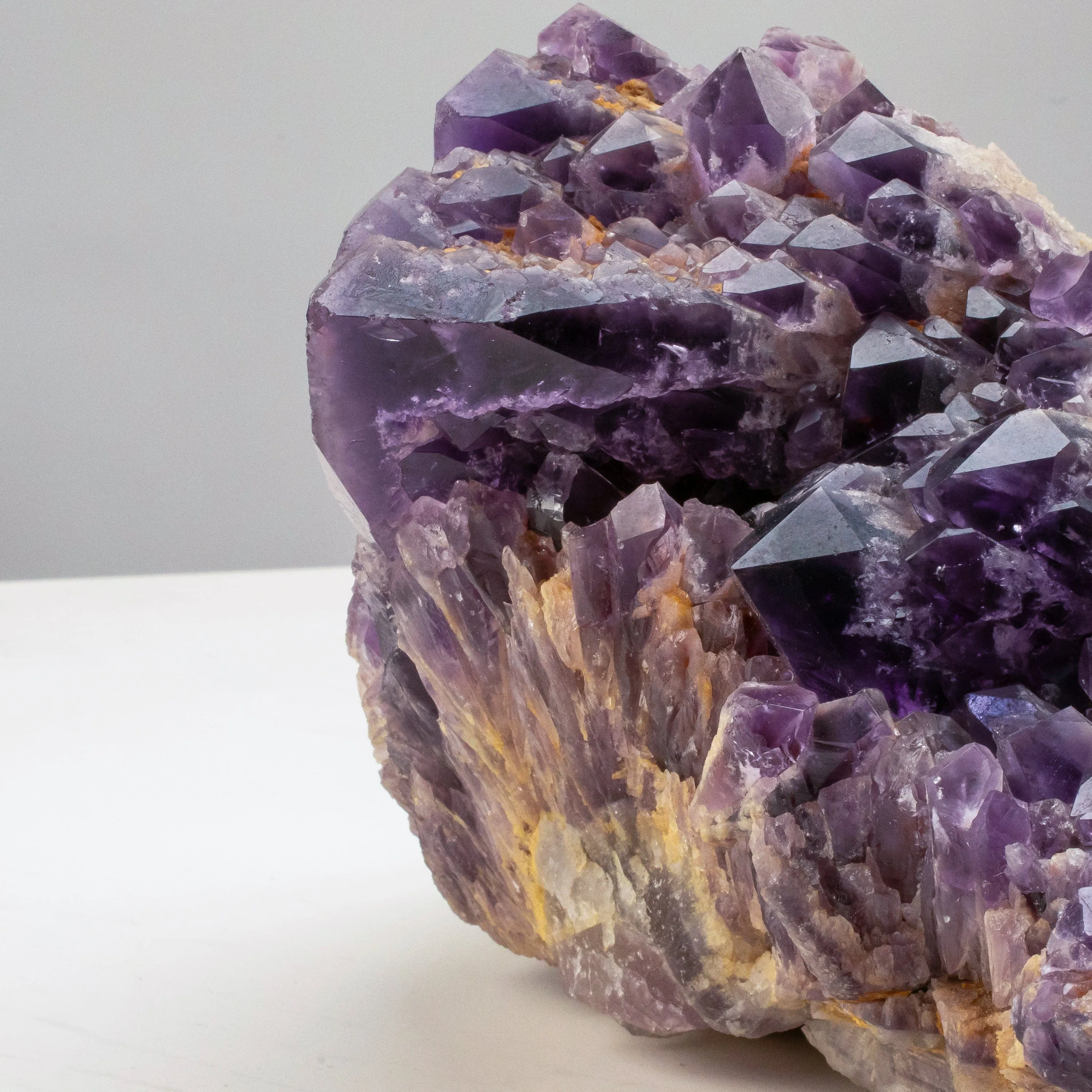 Elestial Amethyst Cluster Point from Brazil - 17lbs / 10