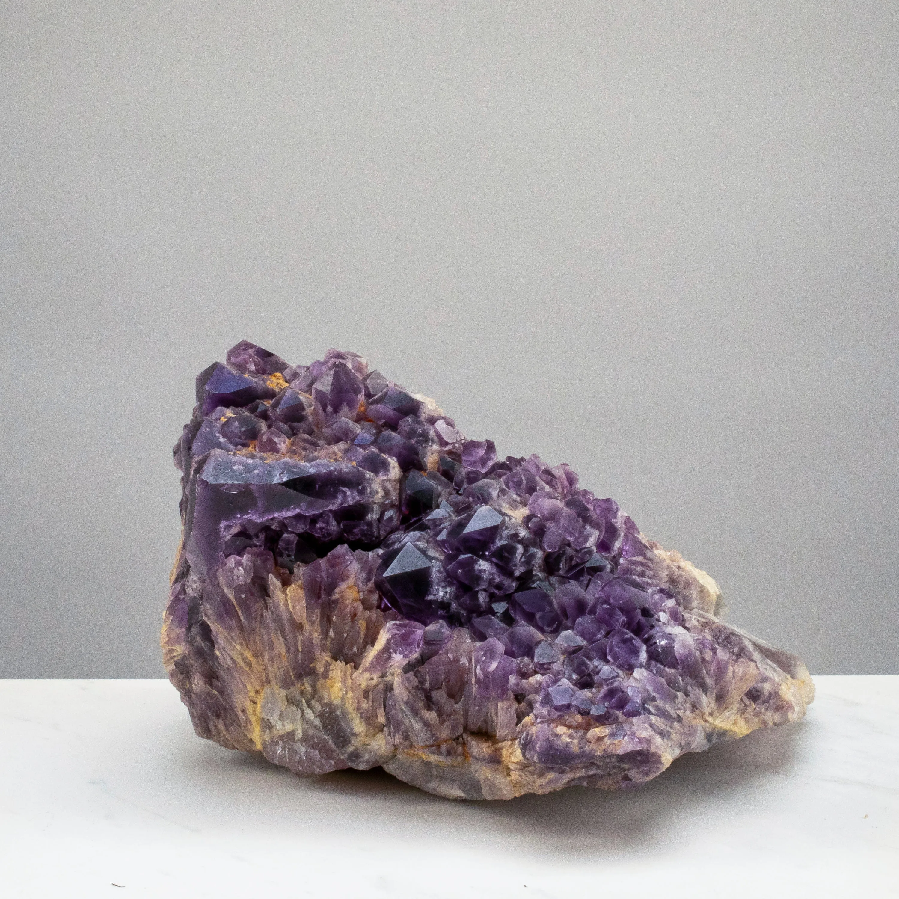 Elestial Amethyst Cluster Point from Brazil - 17lbs / 10