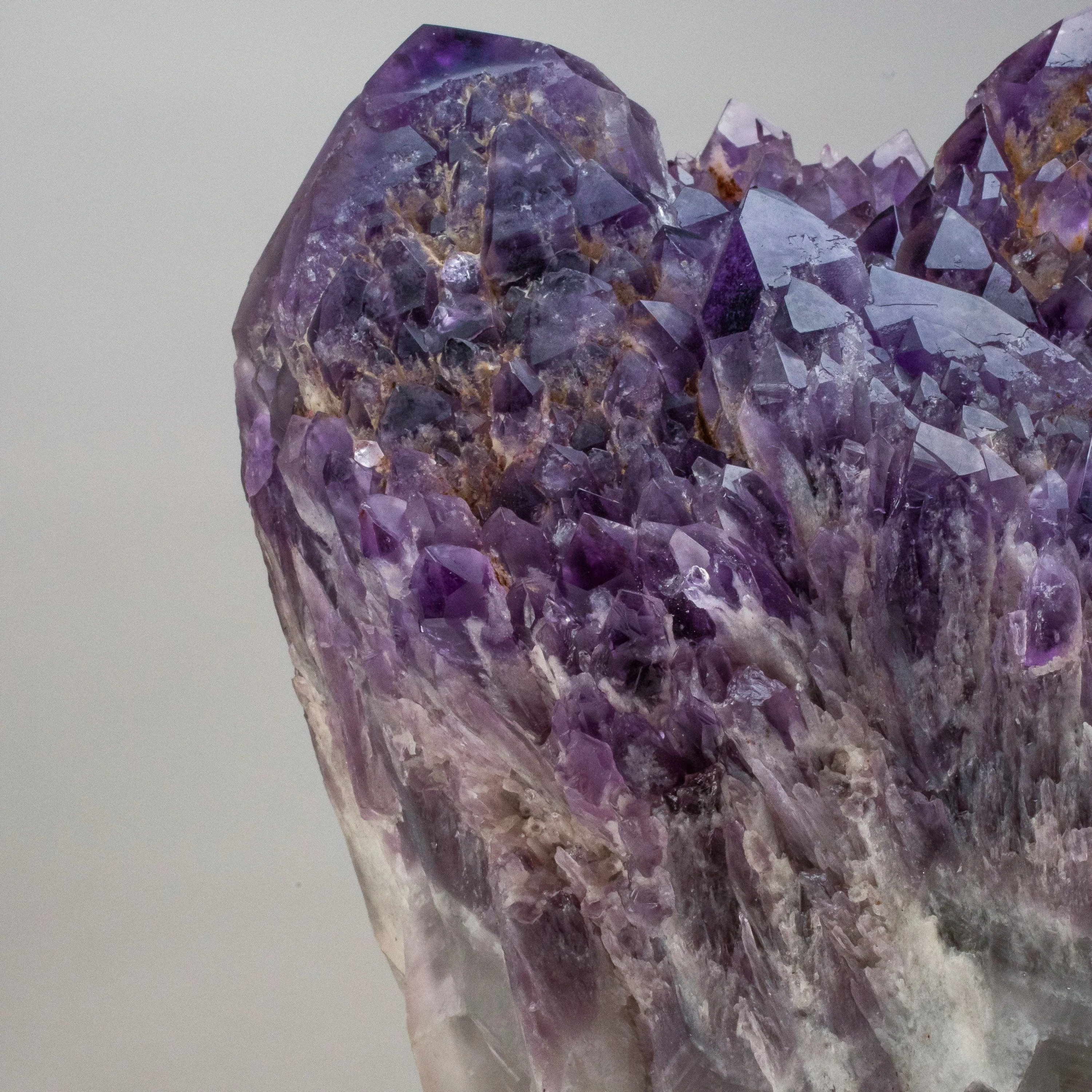 Elestial Amethyst Cluster Point from Brazil - 26lbs / 11