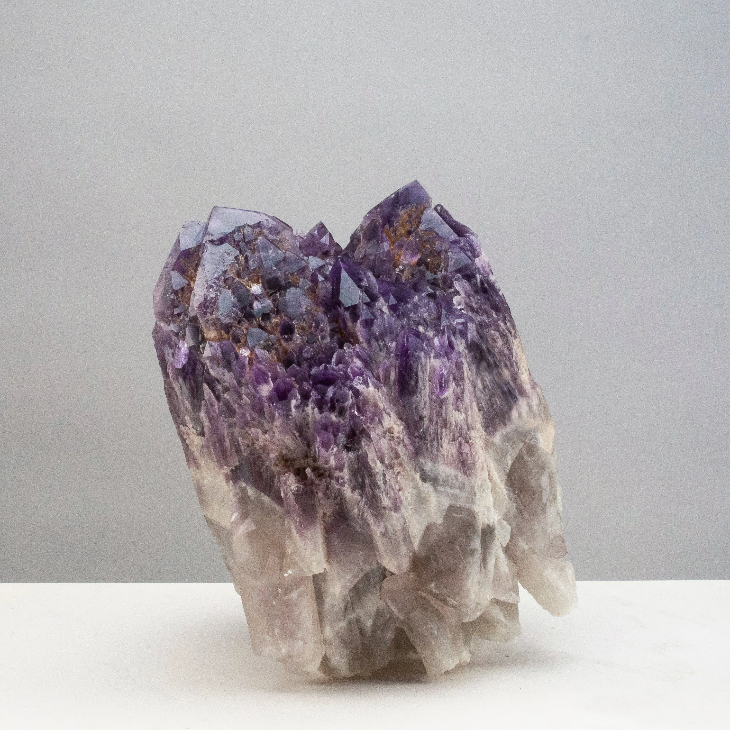 Elestial Amethyst Cluster Point from Brazil - 26lbs / 11