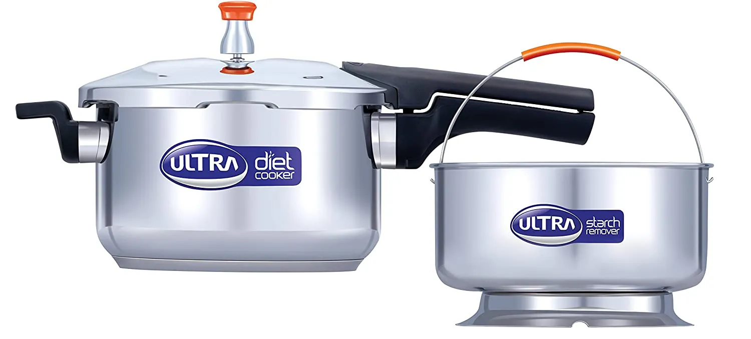 Elgi Ultra Stainless Steel Diet Pressure Cooker 5.5