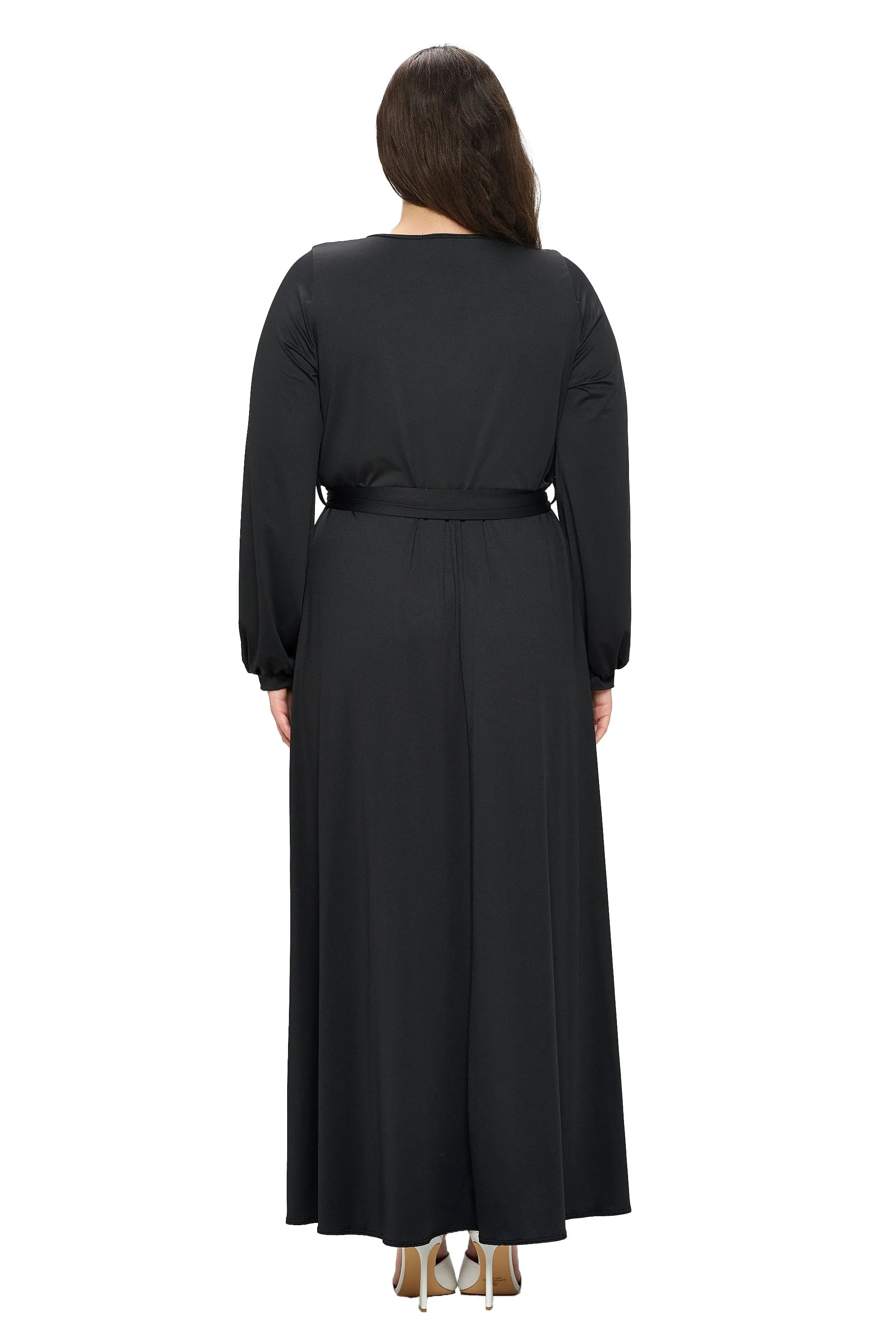 Espinoza Surplice Maxi Dress