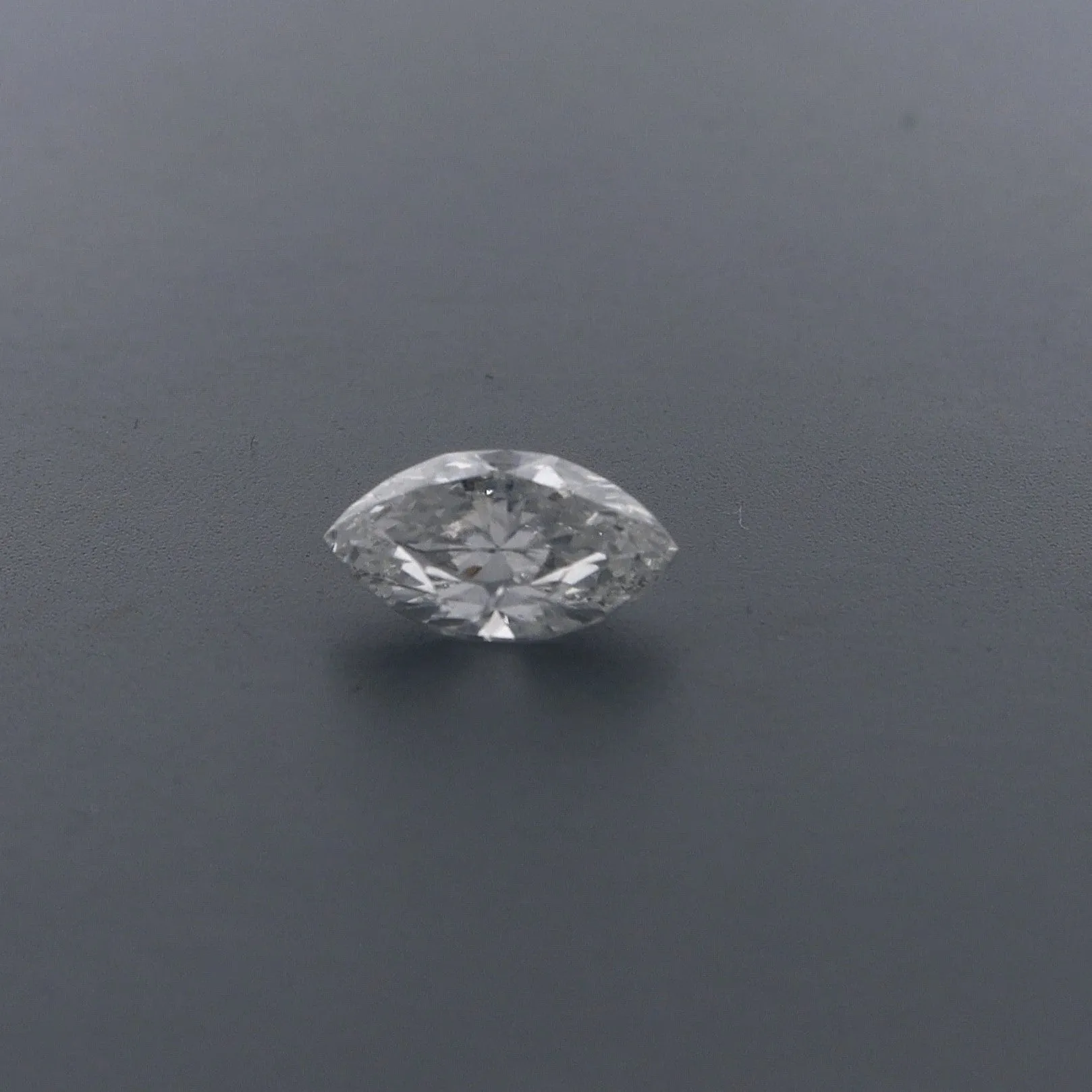 Estate Marquise .88ct GSI2 Diamond with GIA Dossiert Certification