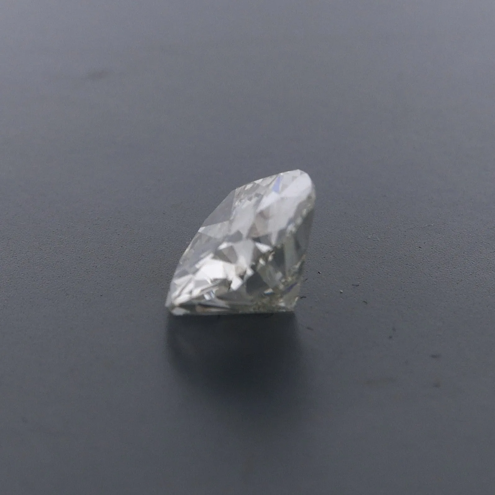 Estate Pear 4.83ct KSI2 Diamond