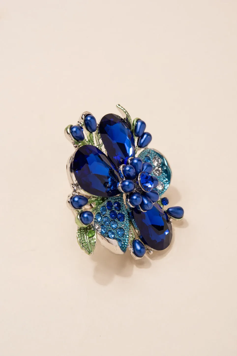 Everleigh Statement Flower Stretch Ring