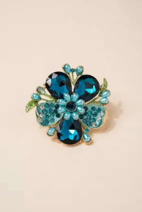 Everleigh Statement Flower Stretch Ring