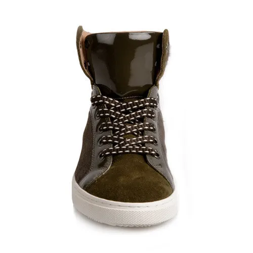 FALKLAND Olive high-top Sneaker