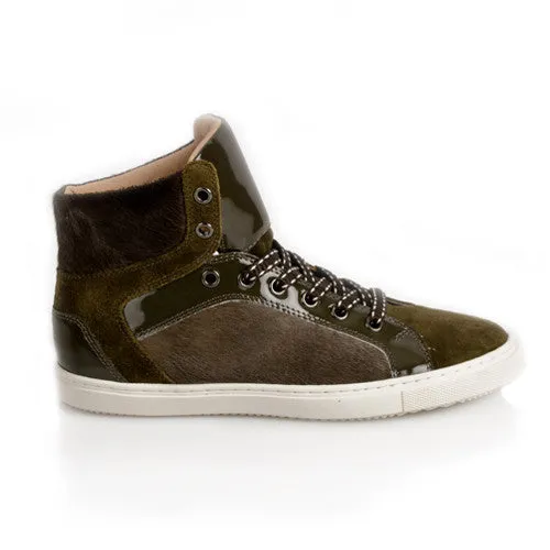 FALKLAND Olive high-top Sneaker