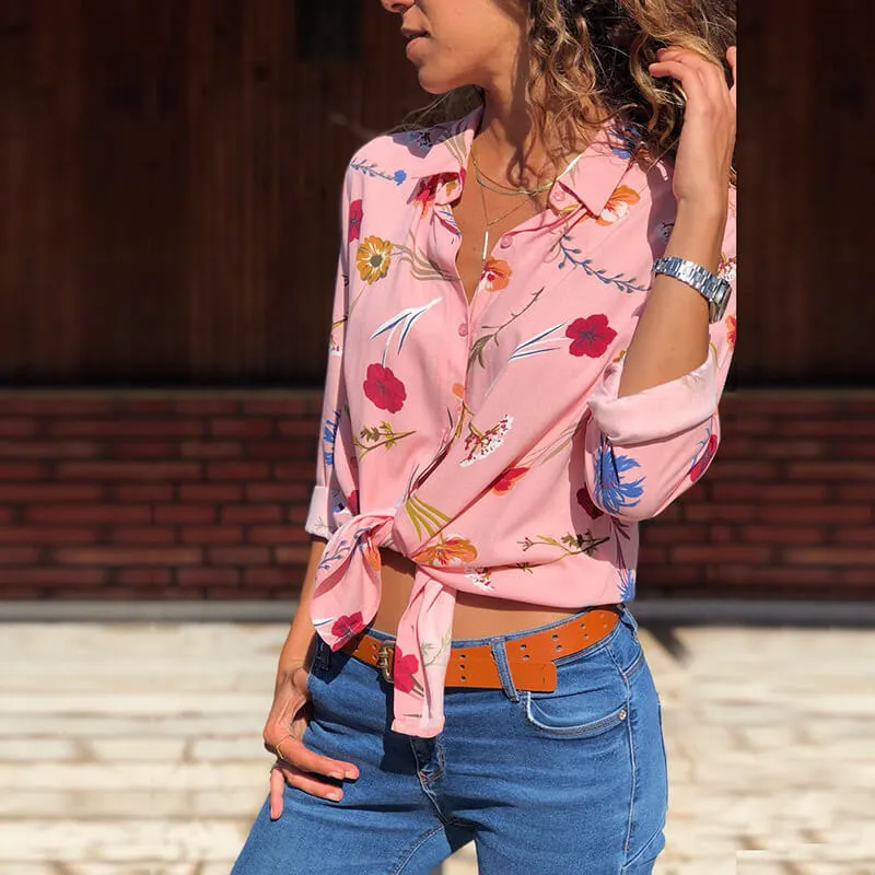 Floral Chiffon Blouse