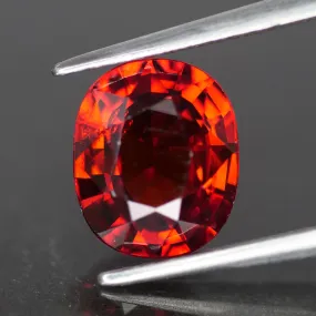 Garnet | natural, cushion cut, *8x7 mm, VS *2.5ct