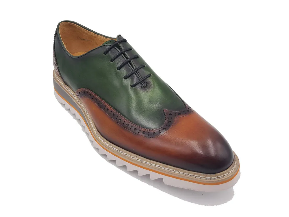 Gorgeous Two-tone Oxford Wing-tip