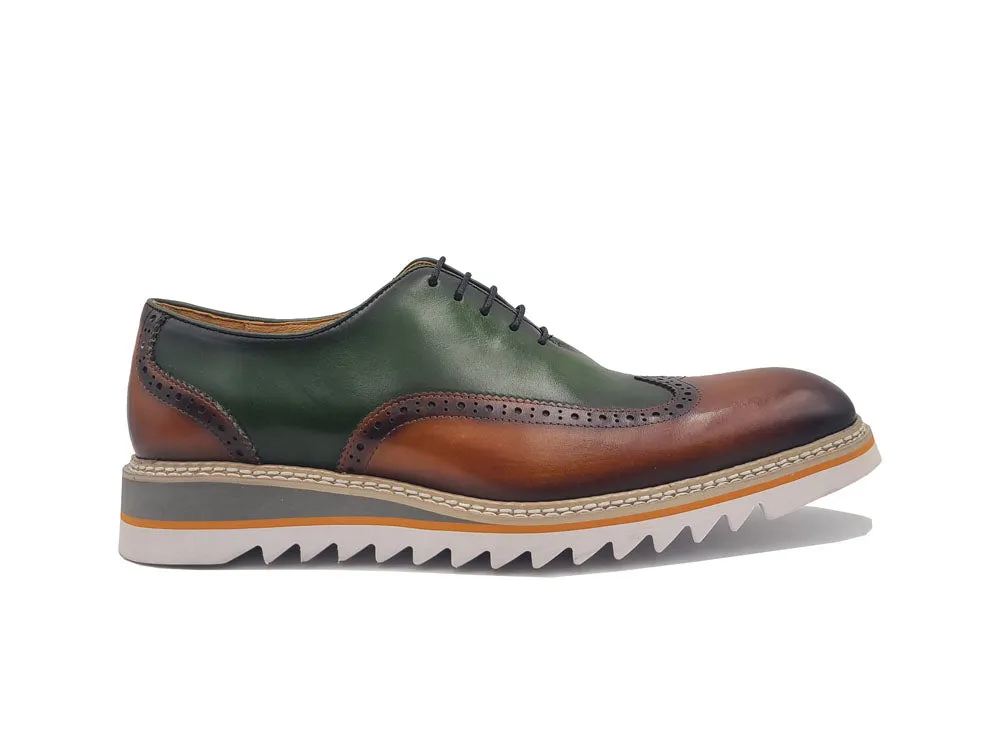 Gorgeous Two-tone Oxford Wing-tip