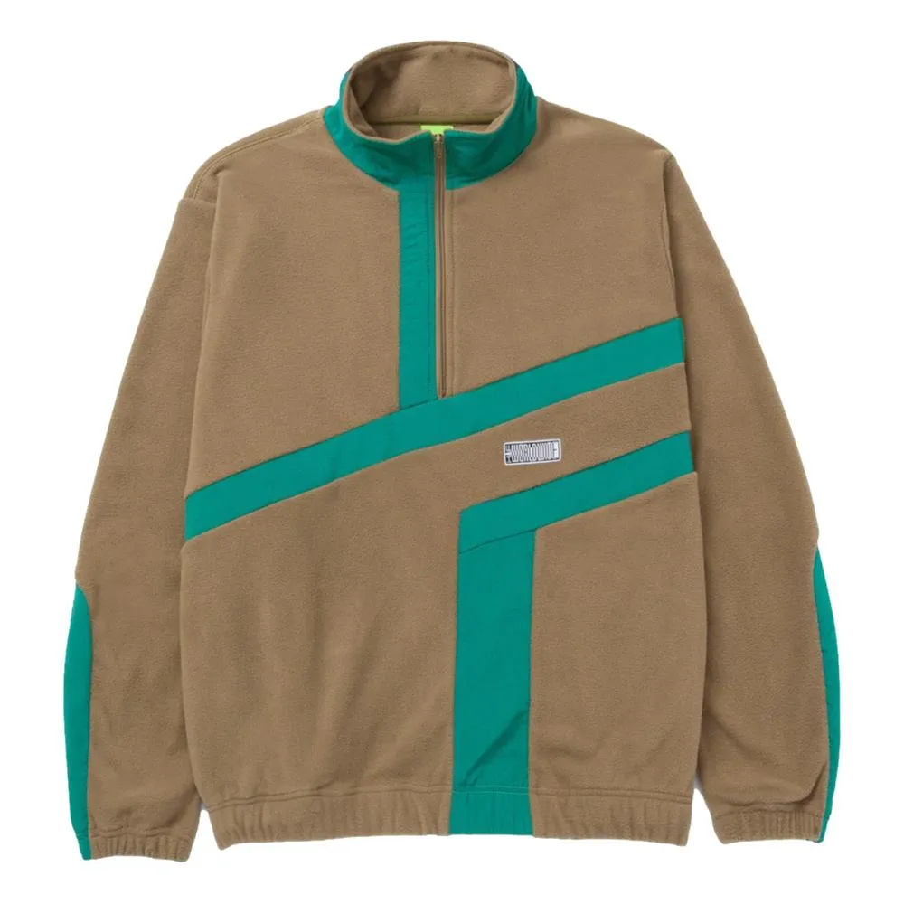 HUF RANGE QUARTER ZIP POLAR FLEECE-OLIVE