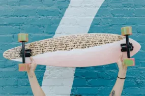 “I Love You” Longboard