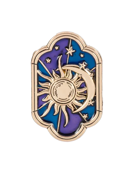 It's In The Stars Stars Moon and Sun Charm Pocket Token