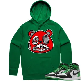 Jordan 1 Lucky Green 1s Hoodie to Match - ANGRY MONEY TALKS BAWS