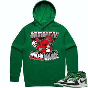 Jordan 1 Lucky Green 1s Hoodie to Match - RED MOF