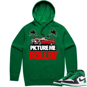 Jordan 1 Lucky Green 1s Hoodie to Match - RED PMR