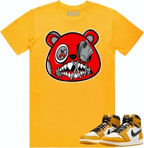 Jordan 1 Yellow Ochre 1s Shirt to Match - ANGRY MONEY TALKS BAWS