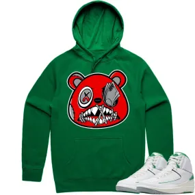 Jordan 2 Lucky Green 2s Hoodie to Match - ANGRY MONEY TALKS BAWS